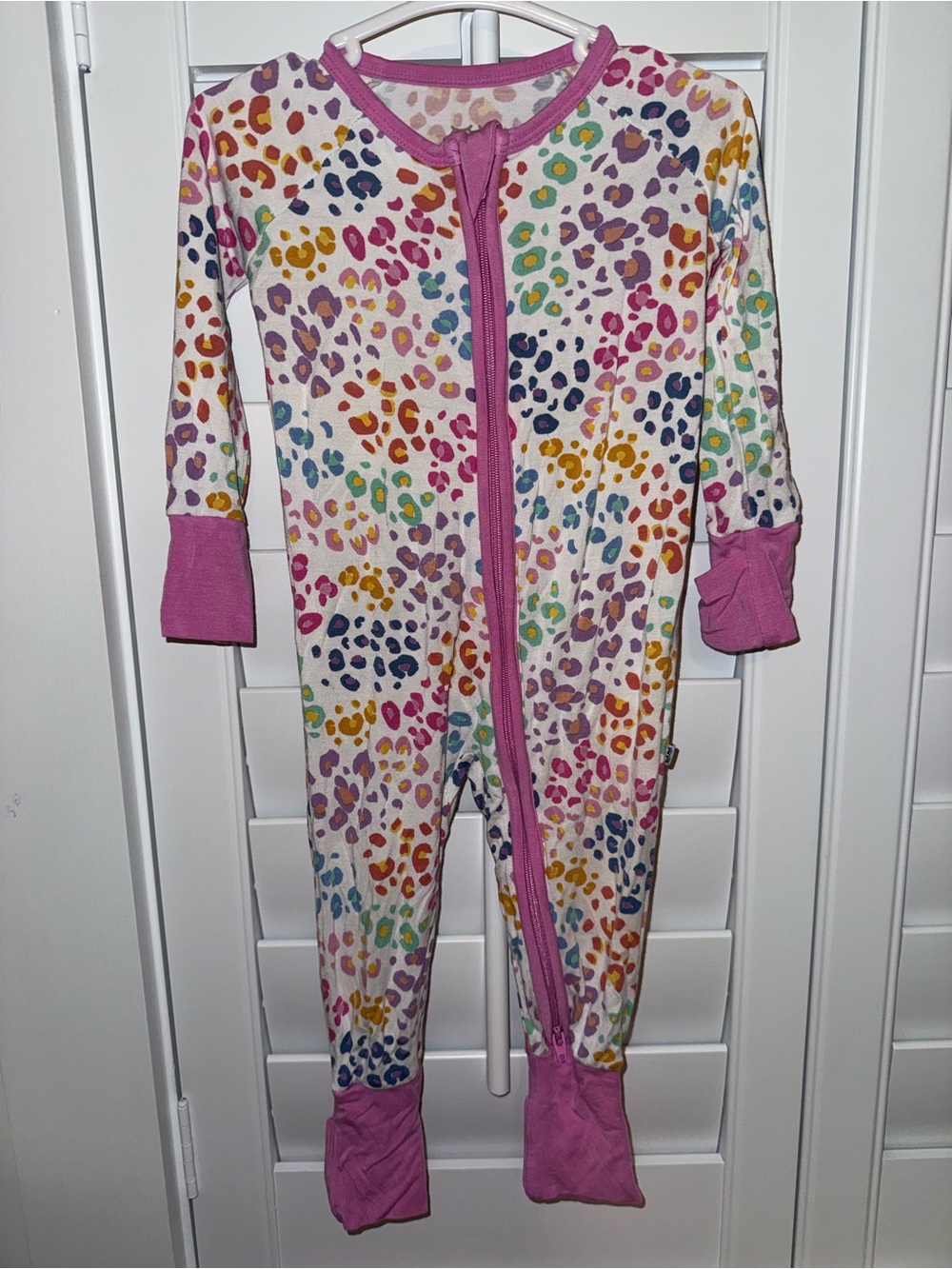 Baby Girls’ Little Sleepies Multi-Colored Leopard Pajamas